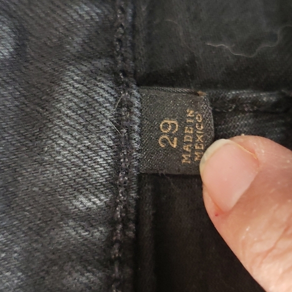 Frye Slim Walker Black Denim Jeans Gustin - Picture 6 of 10